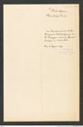 k.k. naturhistorisches Hofmuseum, Intendanzakten 1885-1896 (Hauer), Aktenzahl Z.322.A.a/1887, Seite 1